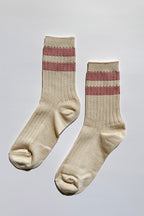 Le Bon Shoppe Her Varsity Socks Rose