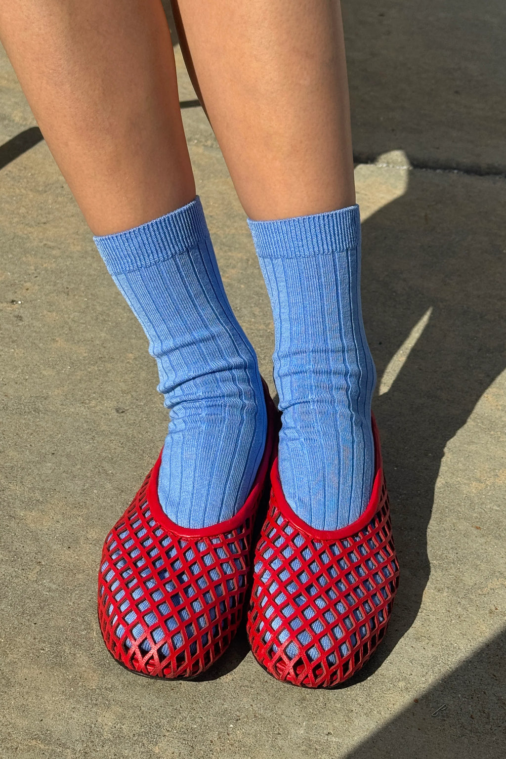 HER SOCKS | PERIWINKLE