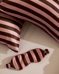 SILK EYEMASK | ROCKY ROAD STRIPES