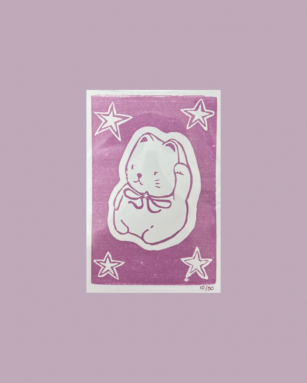 The Keepsake Club 'Star' Lino Print