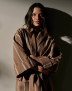 HOMMEY ROBE | HAZELNUT