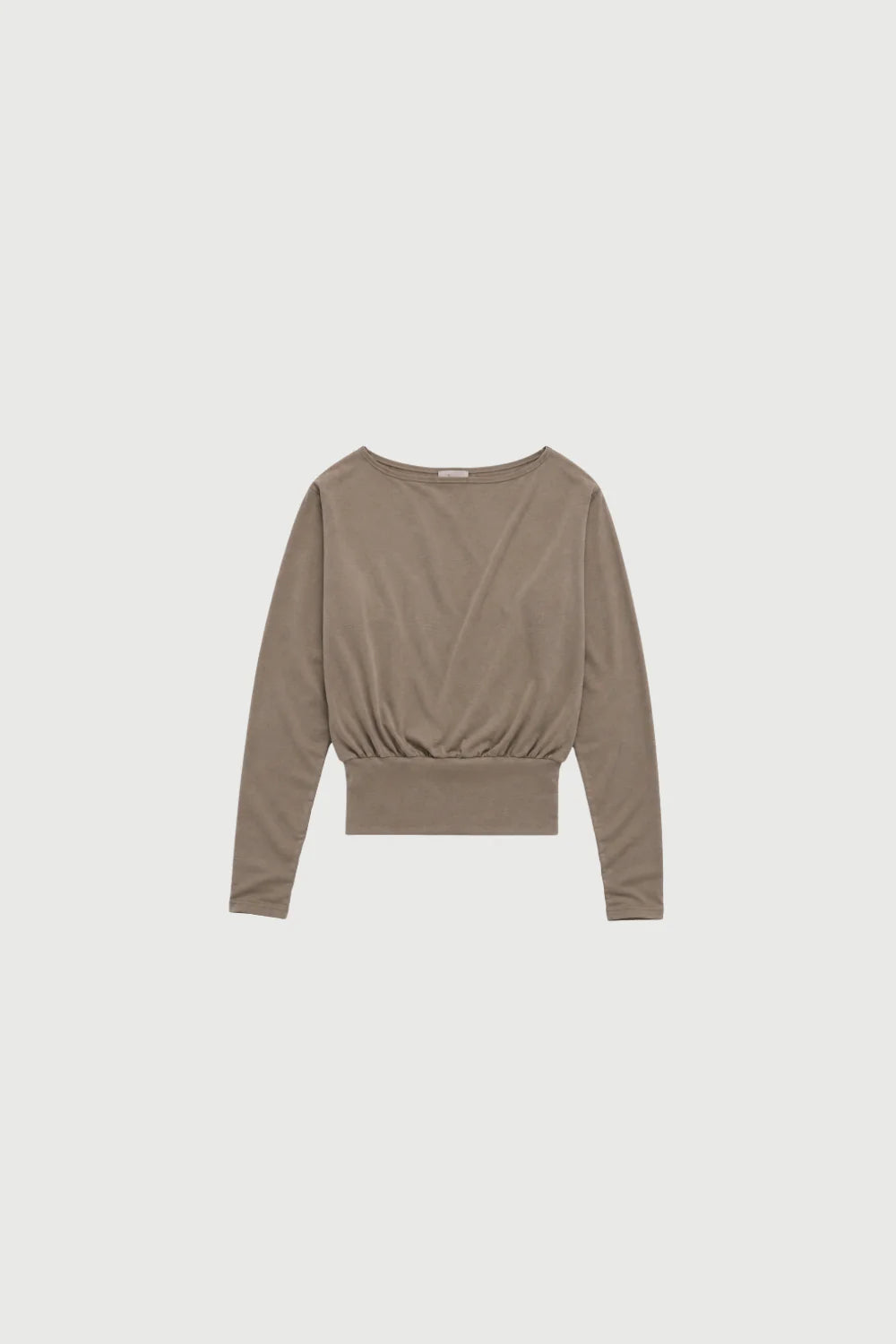 Pinky & Kamal Contour Long Sleeve Top Stone