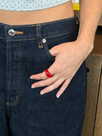 GLASS RING | SCARLET