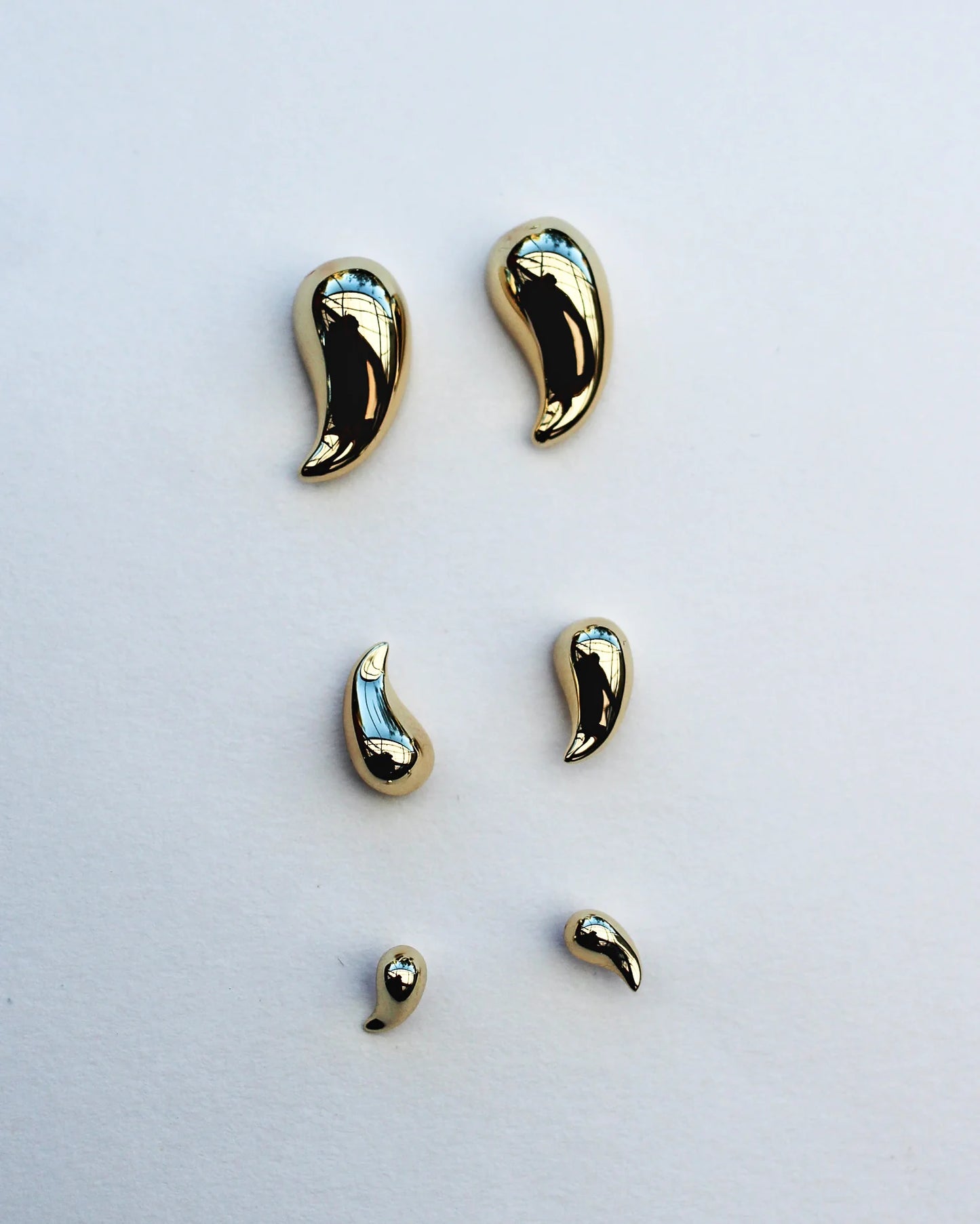 TEARDROP STUDS | GOLD