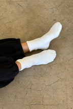 Le Bon Shoppe Cloud Sock White