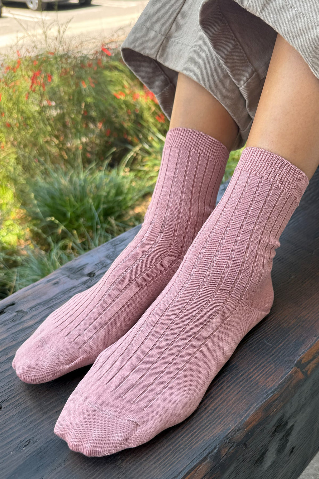 Le Bon Shoppe Her Sock Desert Rose