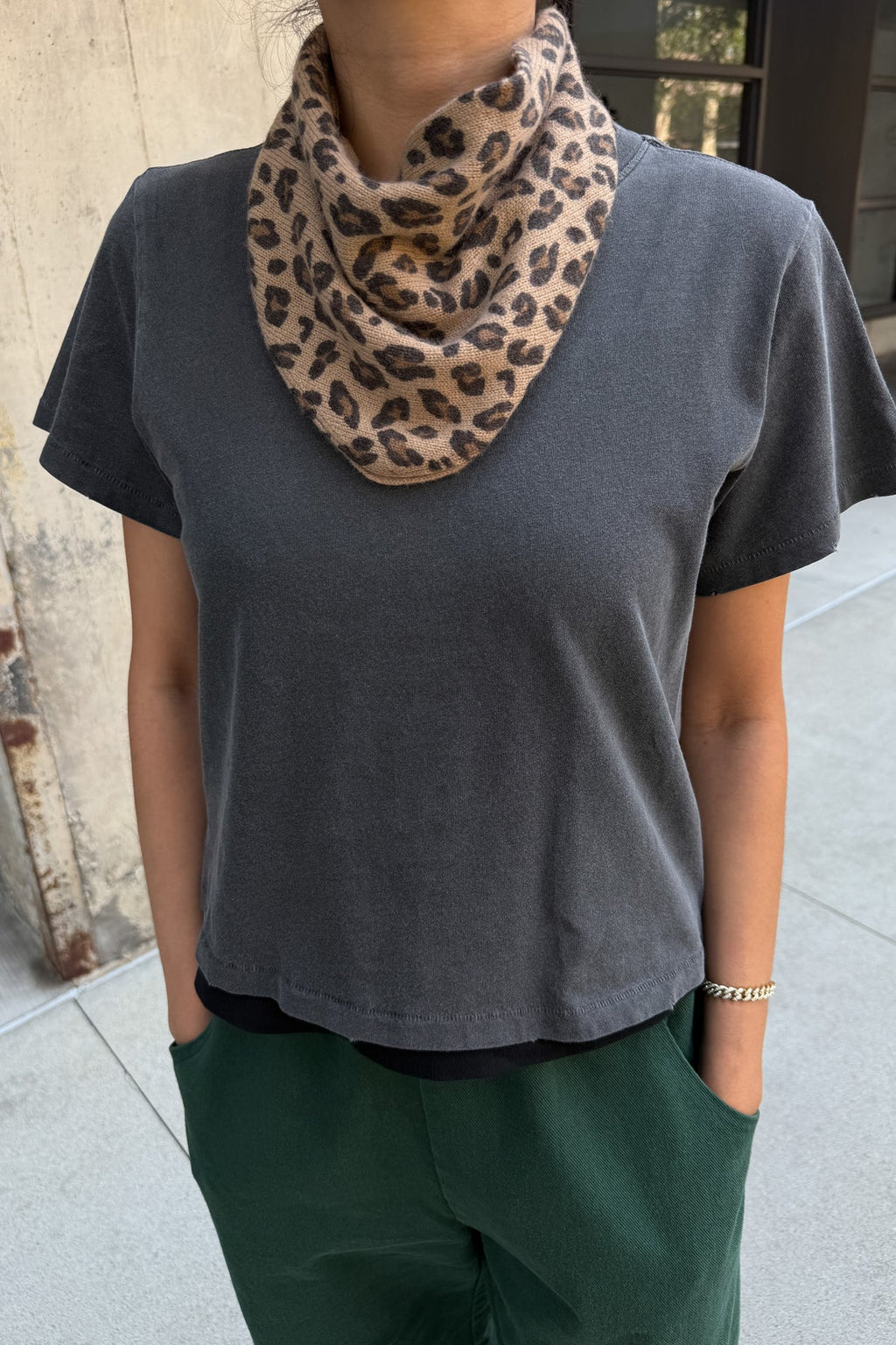 CASHMERE BANDANA | LEOPARD