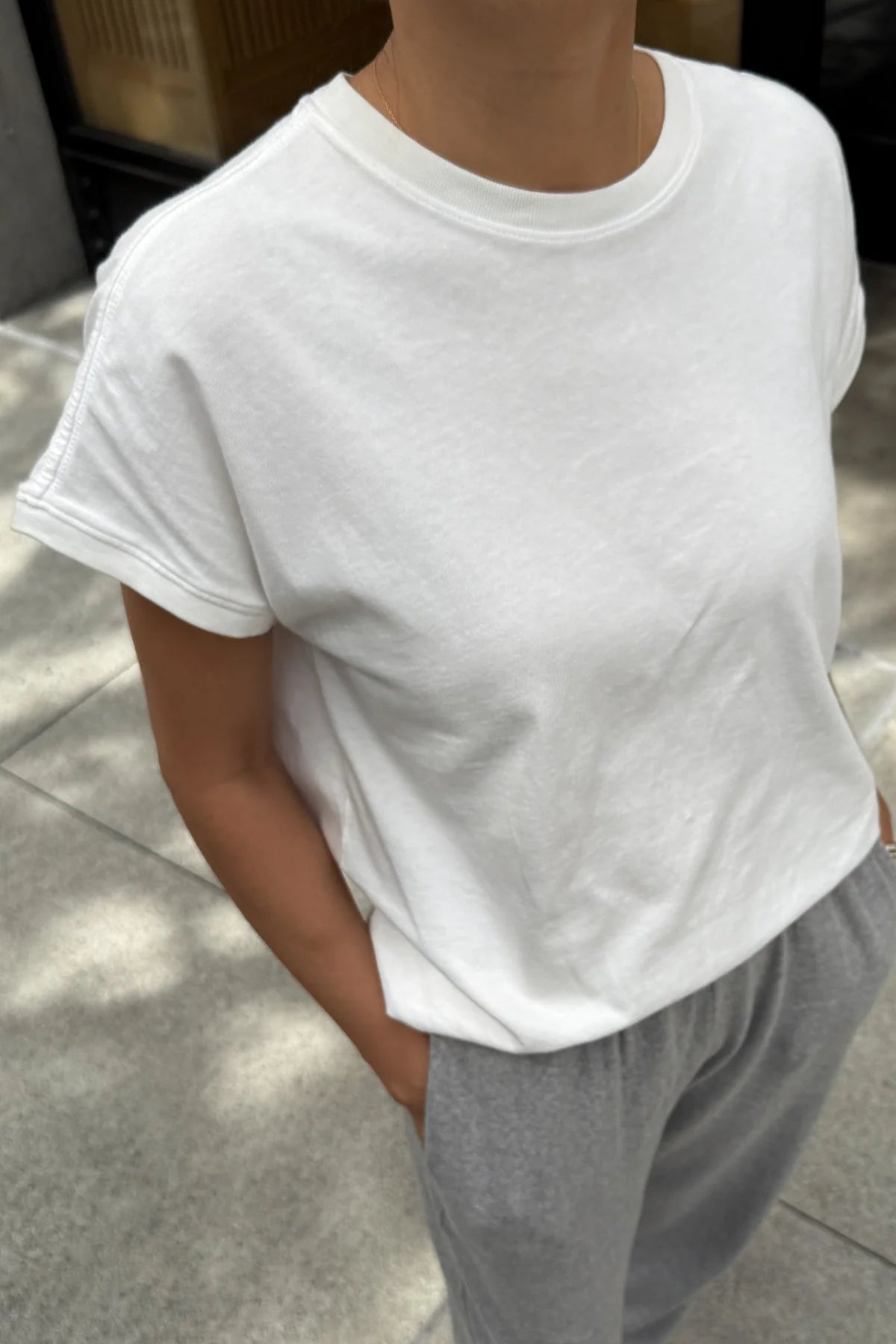 EASE TEE | VINTAGE WHITE