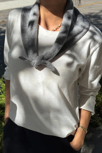 CASHMERE BANDANA | HT GREY