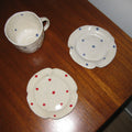 RED SPOTTY SAUCER