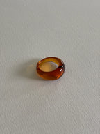 GLASS RING | AMBER