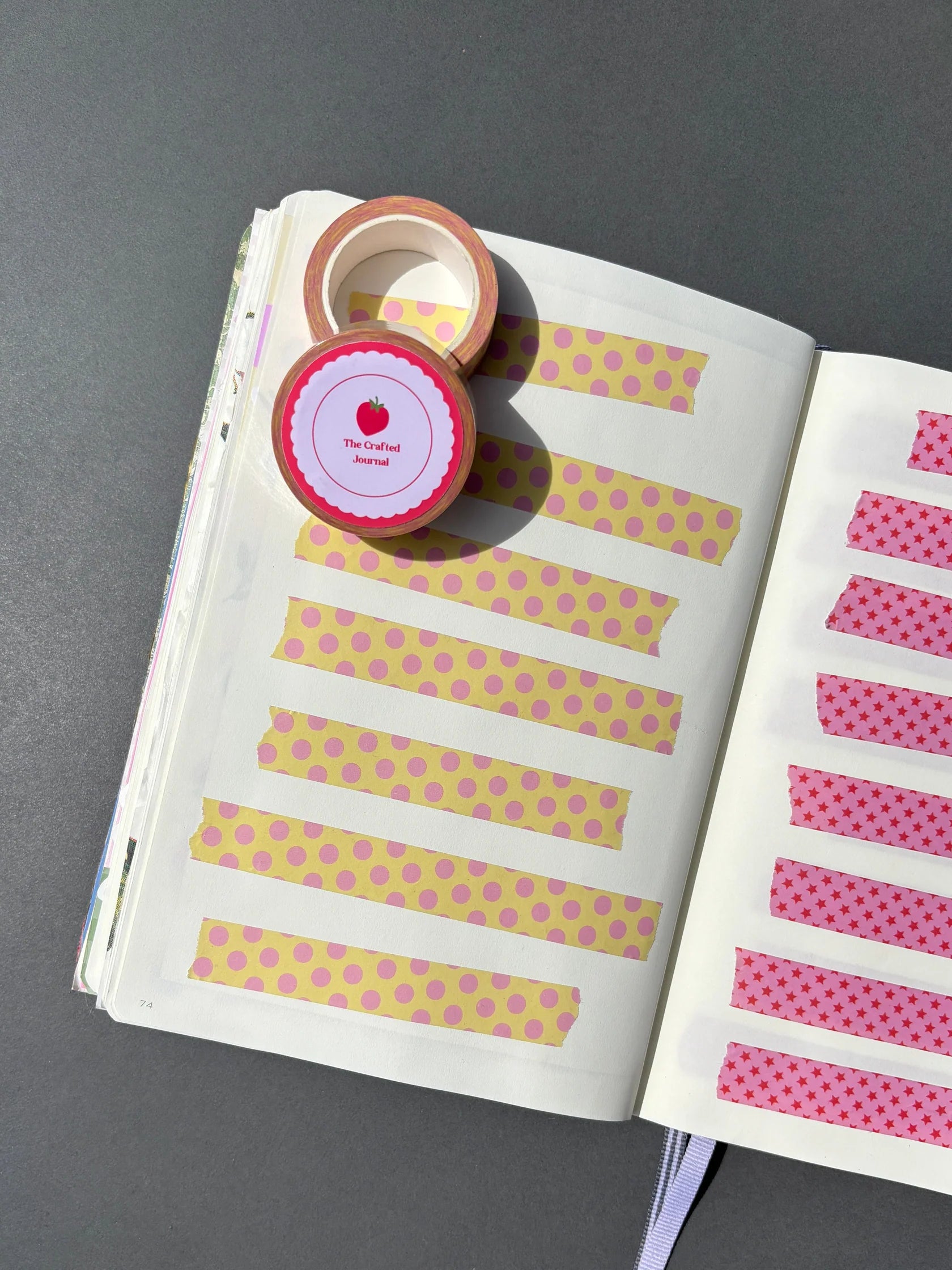 PINK & YELLOW POLKA DOT | WASHI TAPE