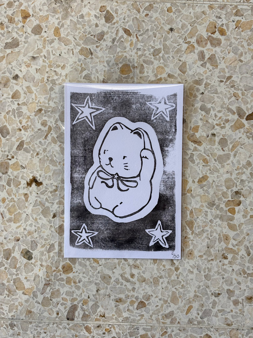 The Keepsake Club 'Star' Lino Print