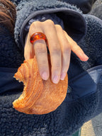 GLASS RING | AMBER