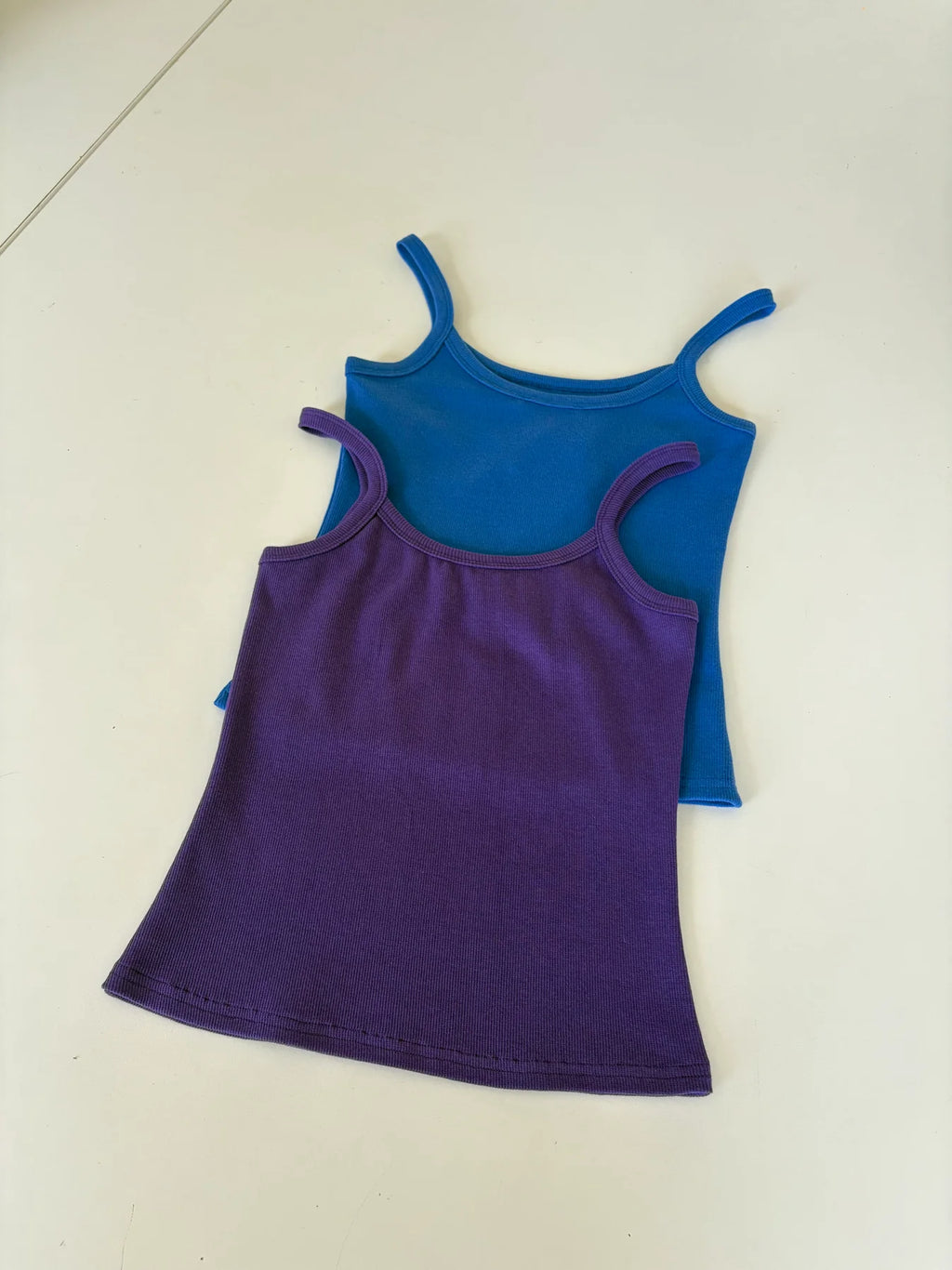RIBBED SINGLET | VIOLA