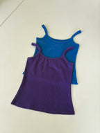 RIBBED SINGLET | VIOLA
