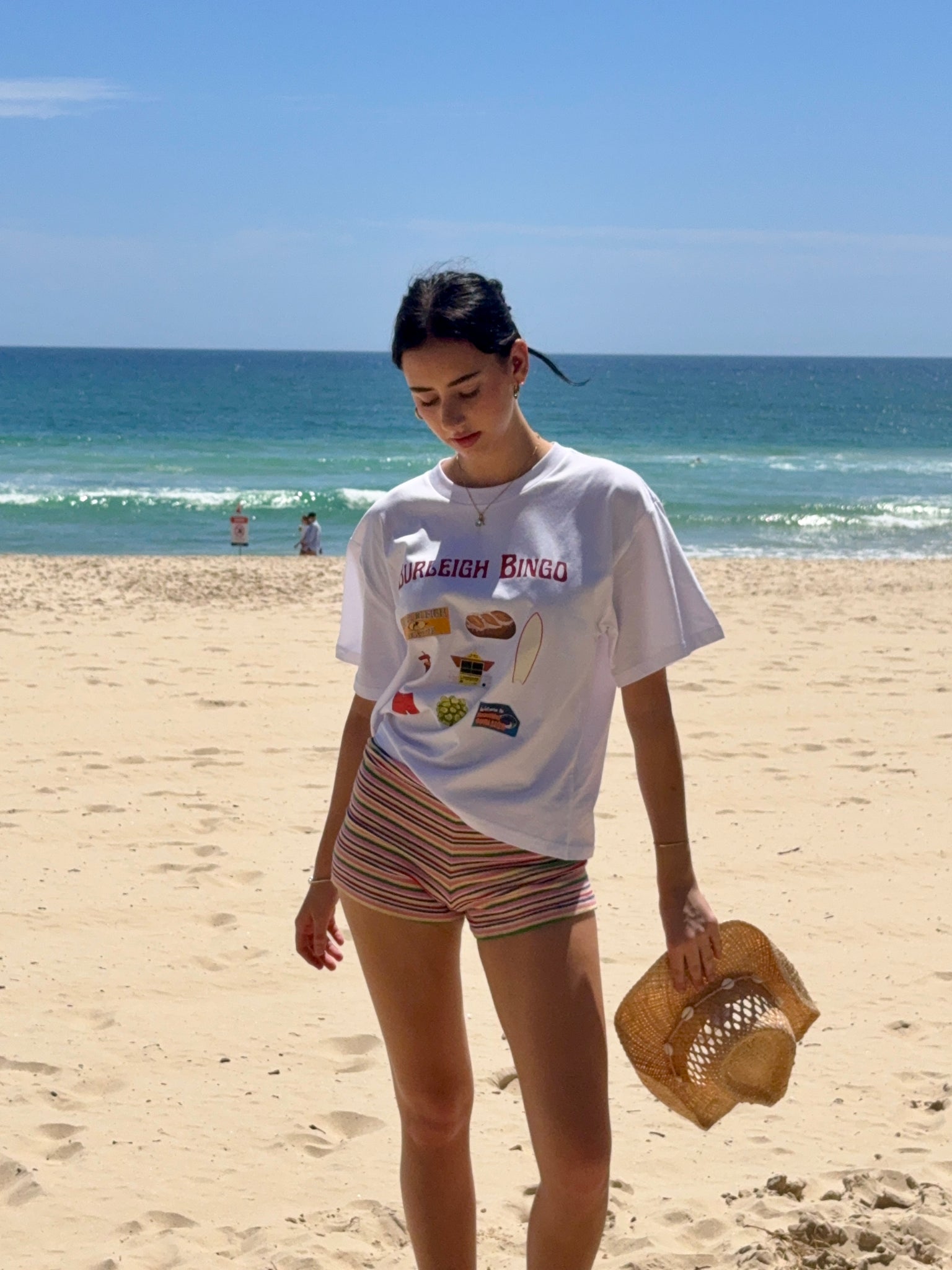 BURLEIGH BINGO TEE | WHITE