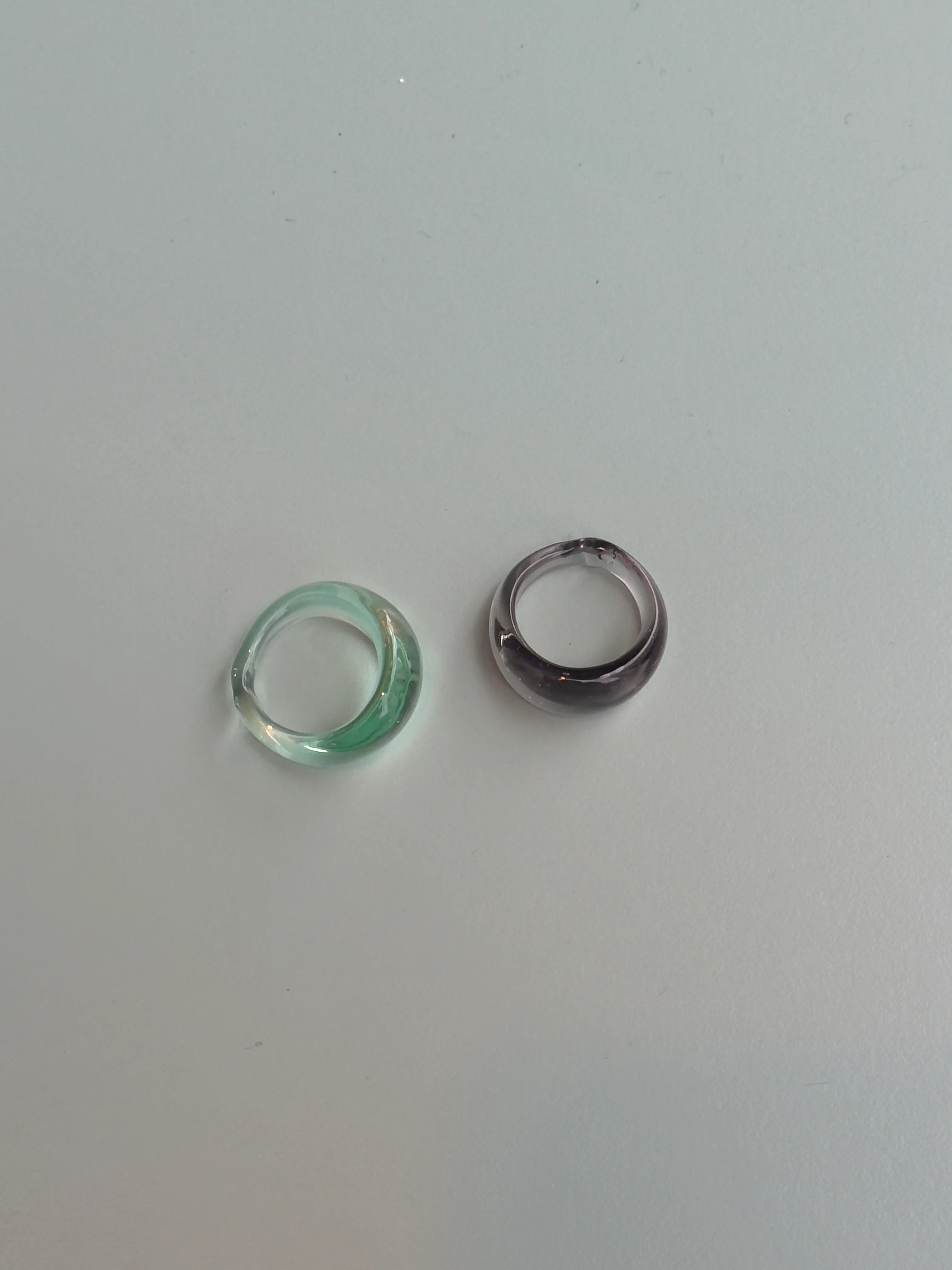 GLASS RING | SMOKE