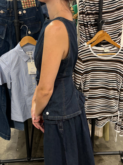 Damson Madder Maxime Top Dark Indigo