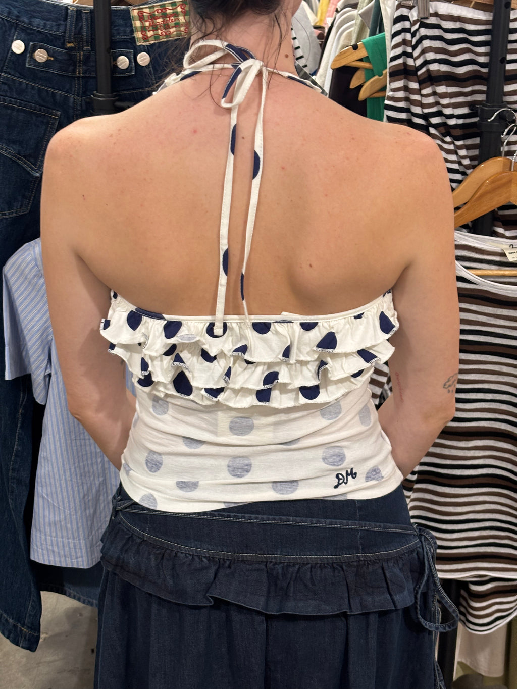 ZAZIE JERSEY HALTER | POLKA DOT