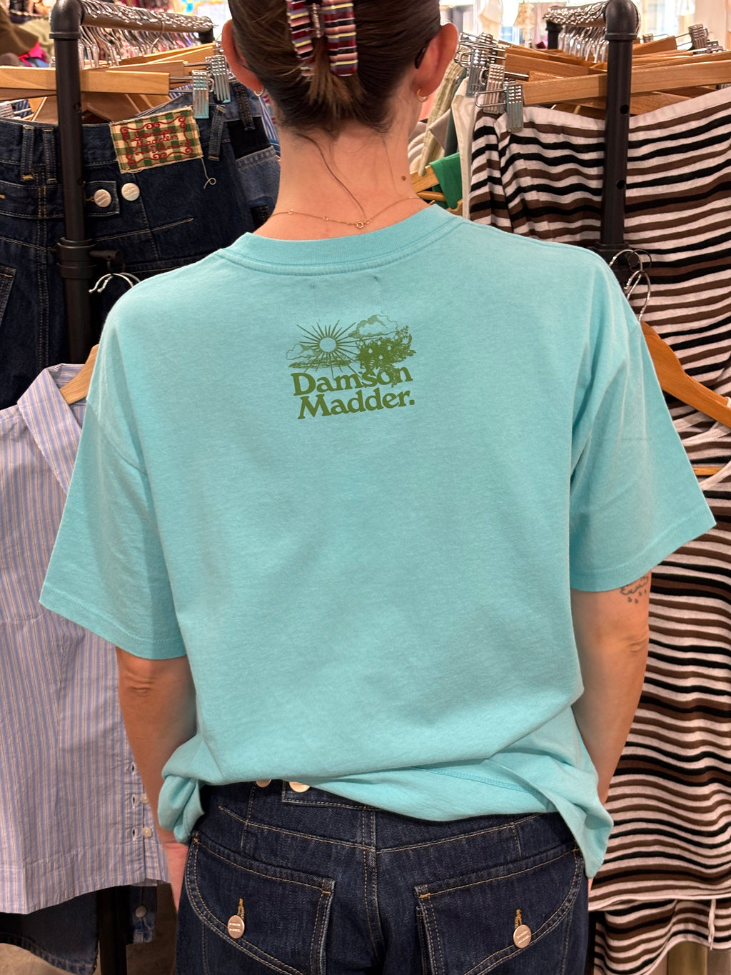 MIRACULOUS GARDEN GRAPHIC TEE | AQUA