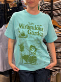 MIRACULOUS GARDEN GRAPHIC TEE | AQUA