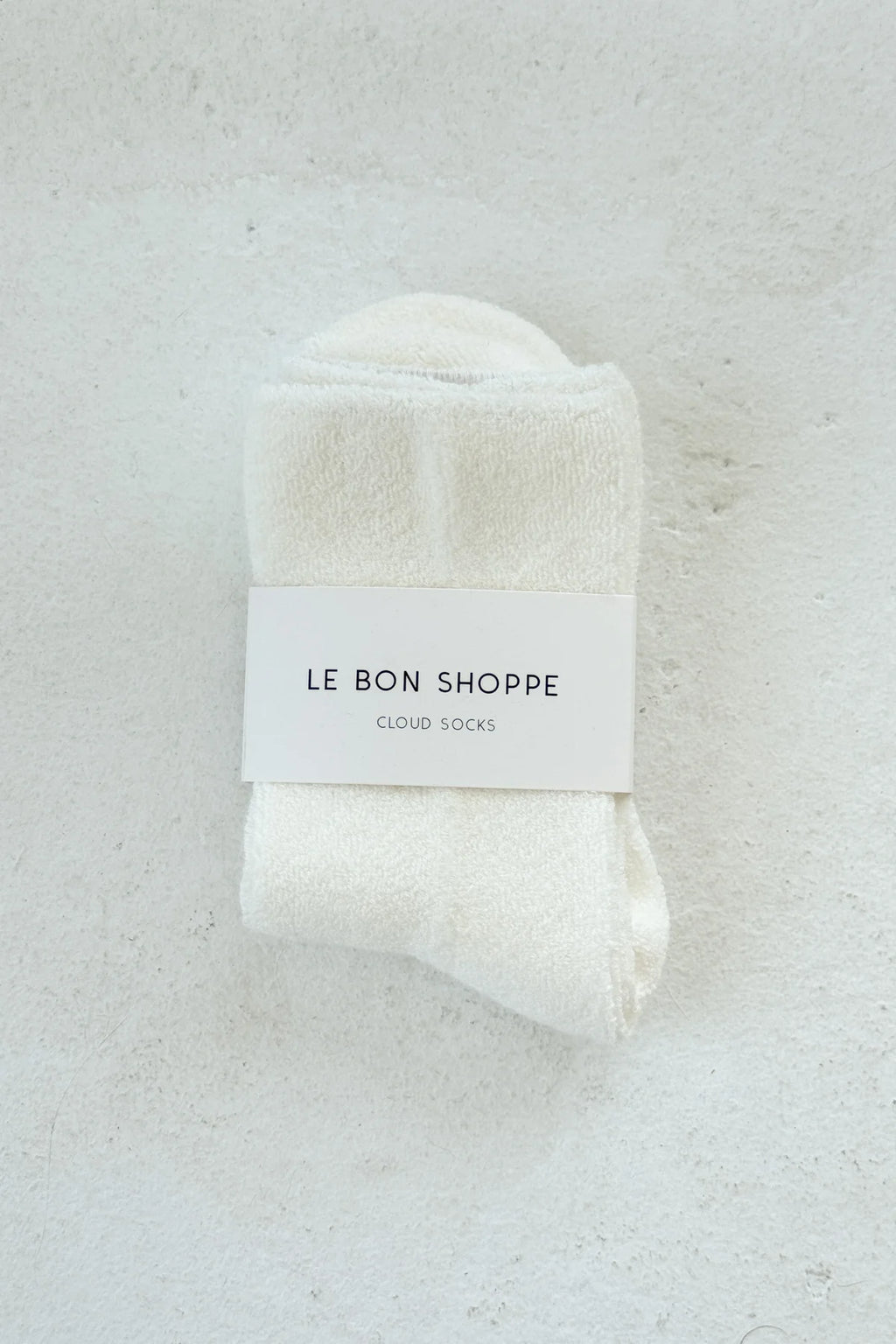 Le Bon Shoppe Cloud Sock White