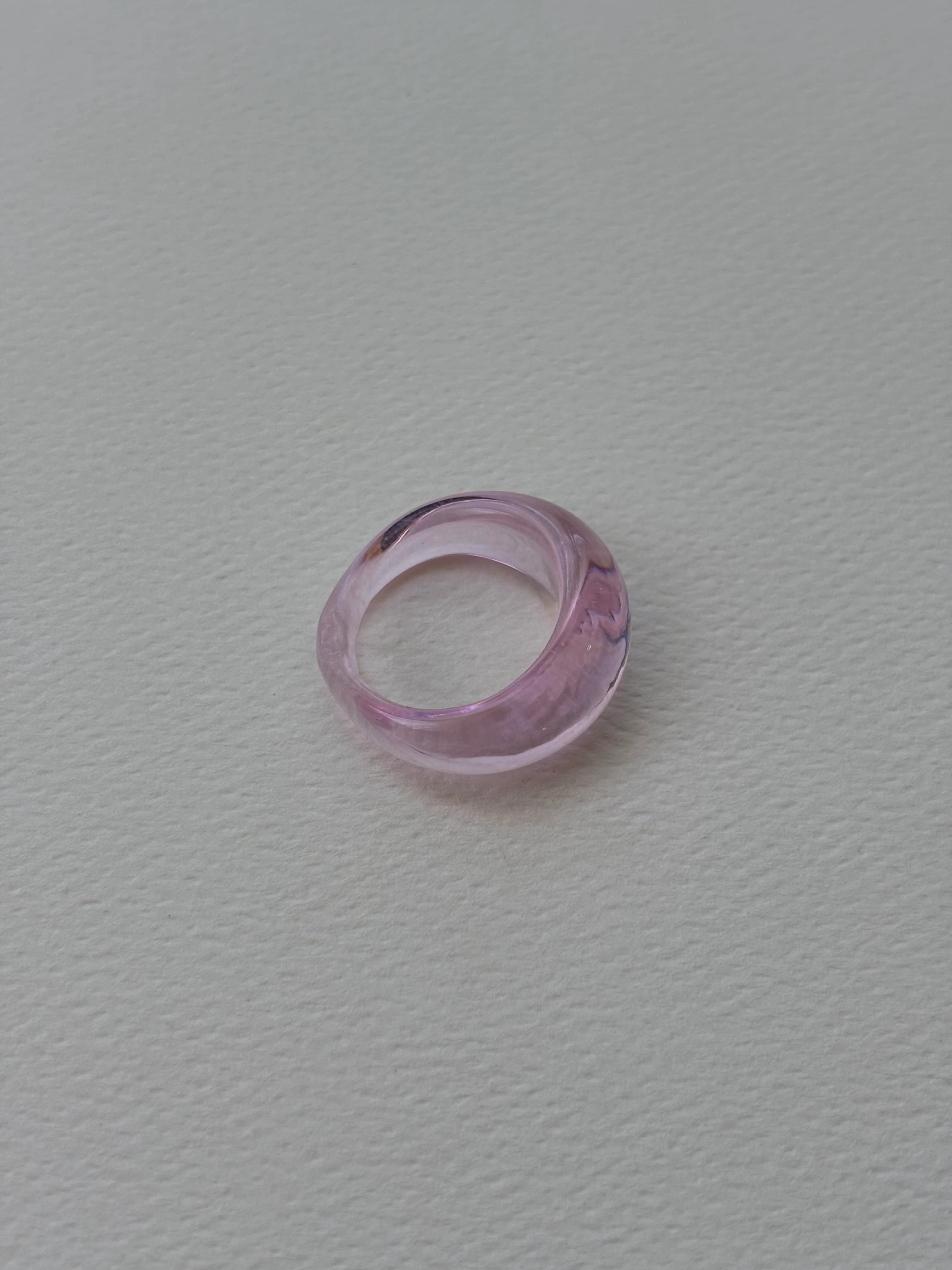 GLASS RING | BLUSH