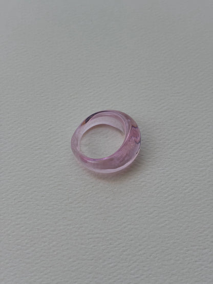 GLASS RING | BLUSH