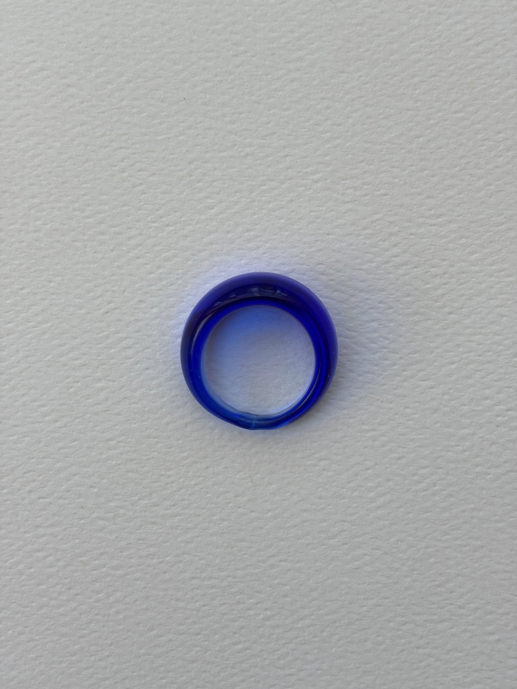 GLASS RING | COBALT