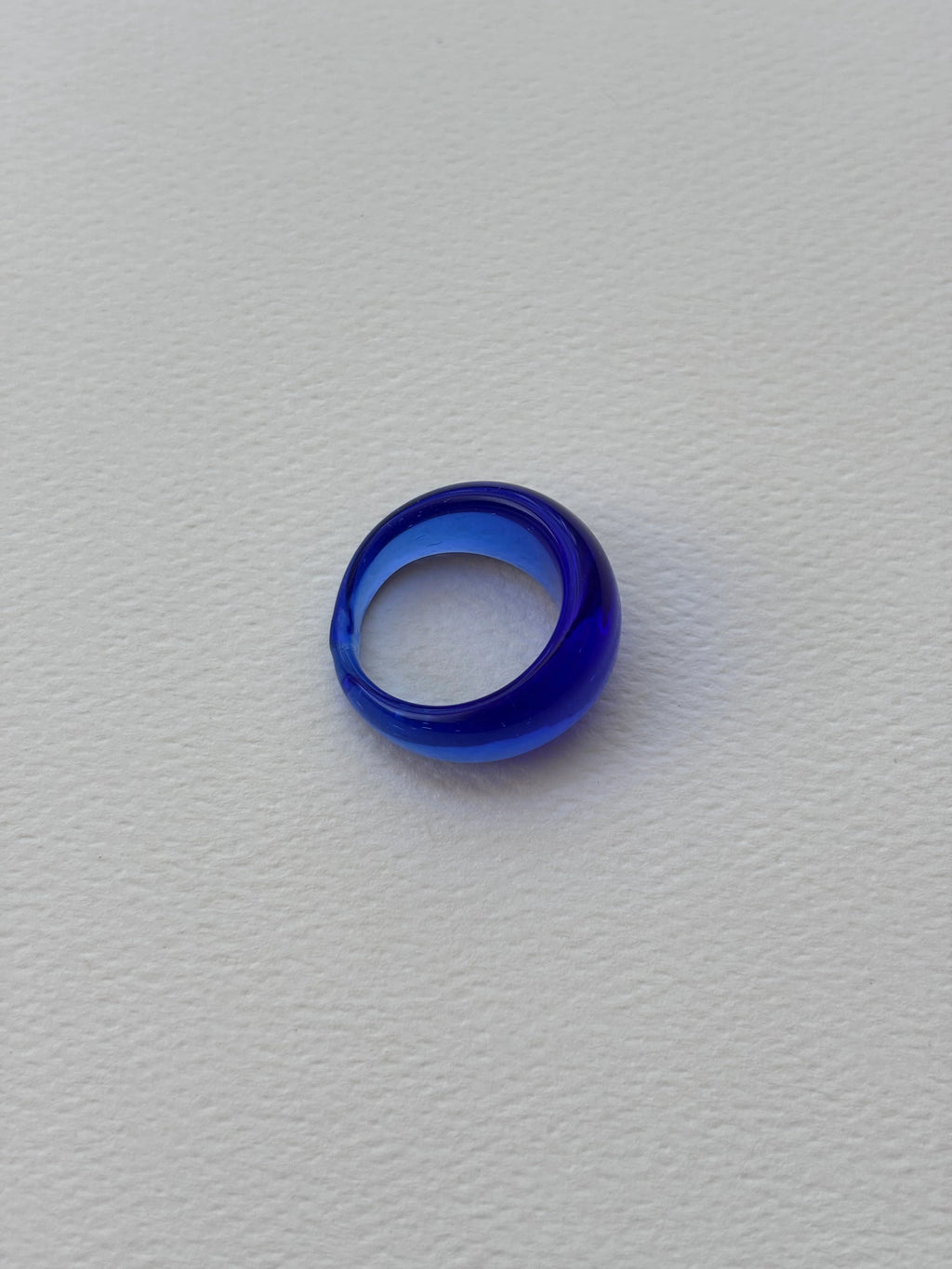 GLASS RING | COBALT