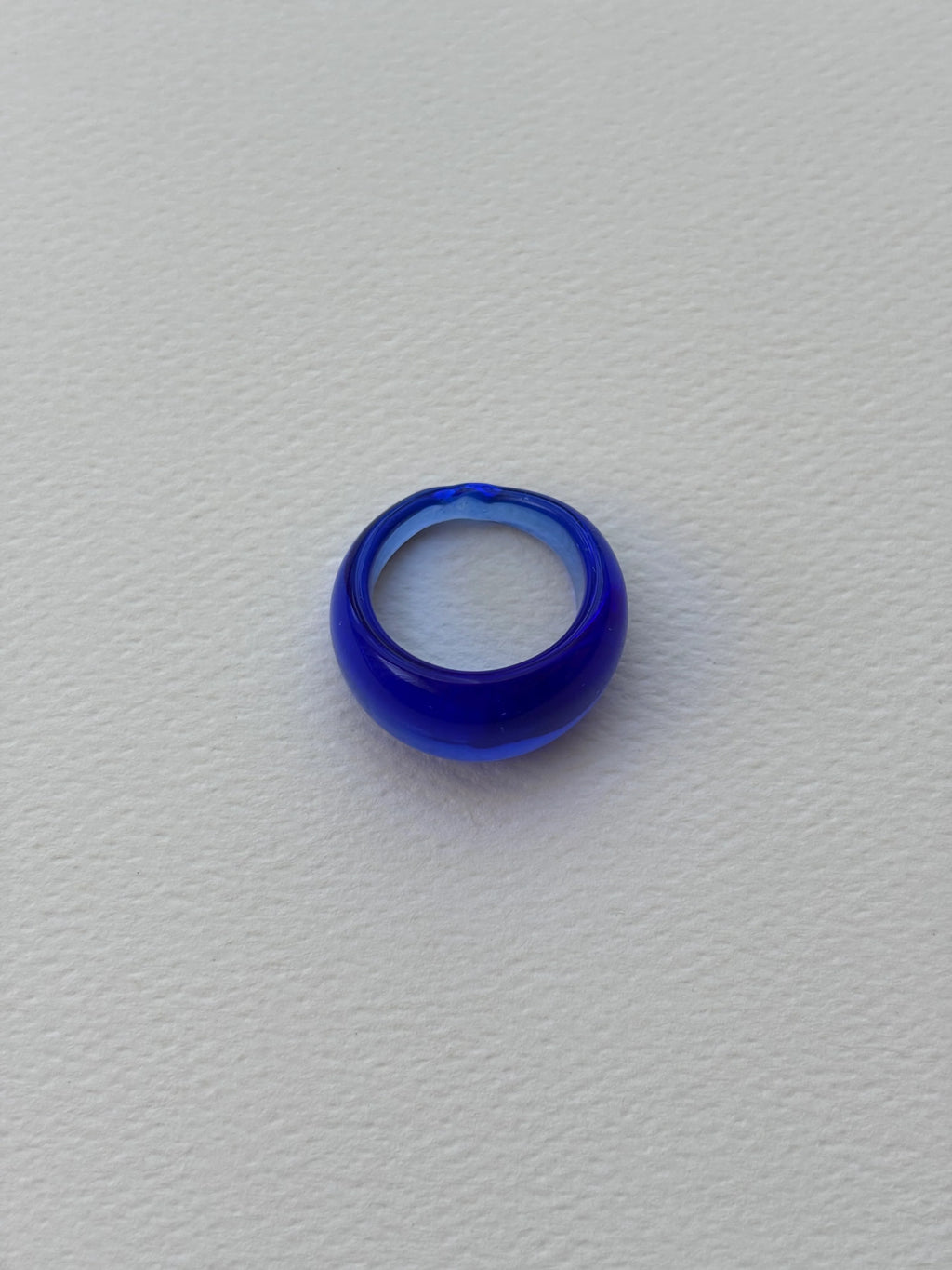 GLASS RING | COBALT