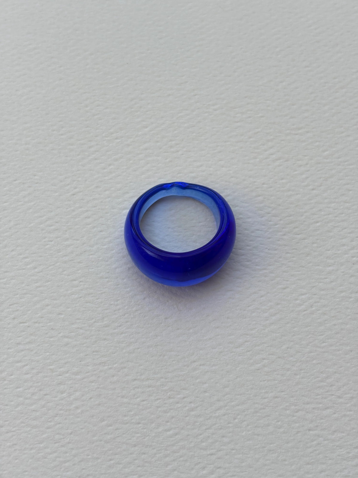 GLASS RING | COBALT