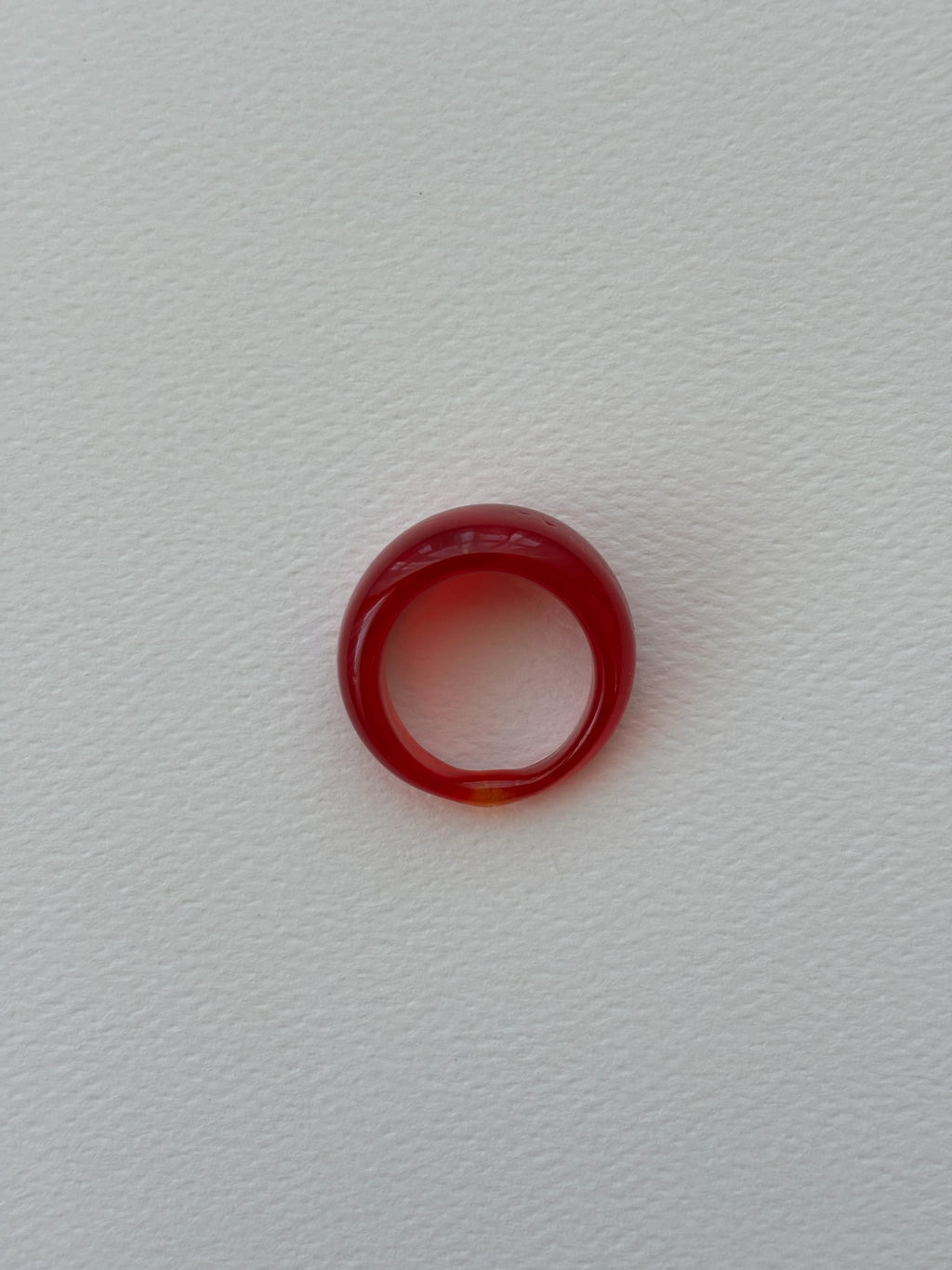 GLASS RING | SCARLET