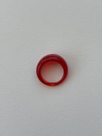 GLASS RING | SCARLET