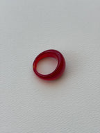 GLASS RING | SCARLET