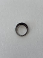 GLASS RING | SMOKE