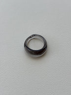 GLASS RING | SMOKE