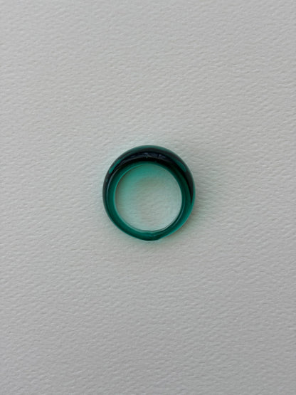 GLASS RING | PINE