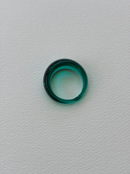 GLASS RING | PINE