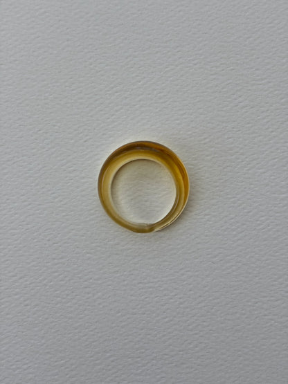 GLASS RING | LEMON