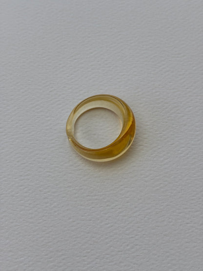 GLASS RING | LEMON