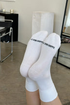 Le Bon Shoppe Sneaker Socks Classic White