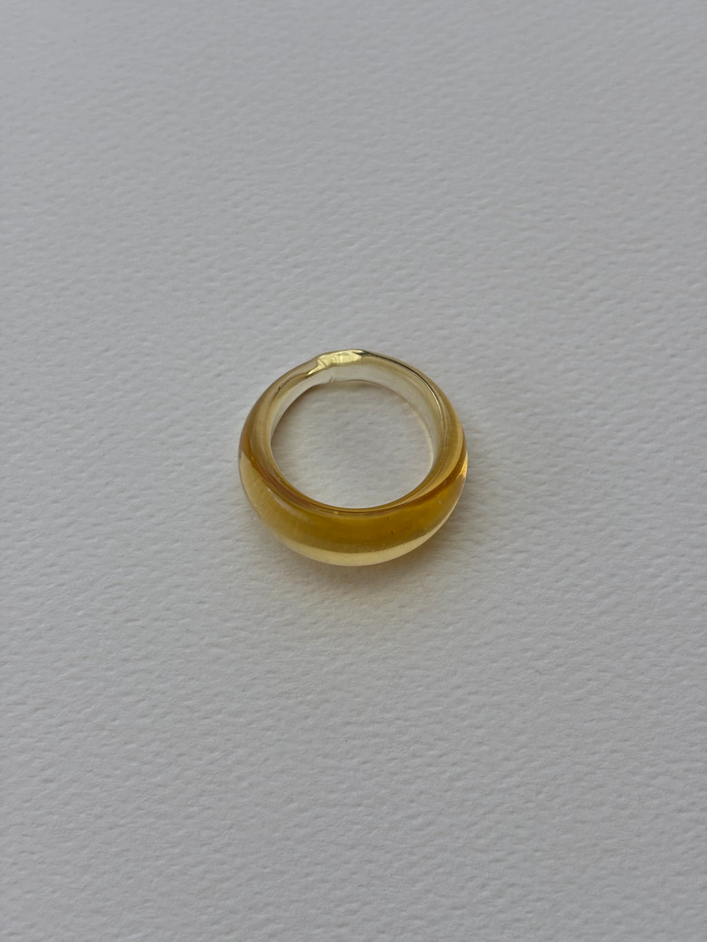 GLASS RING | LEMON