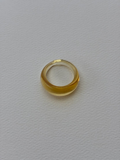 GLASS RING | LEMON