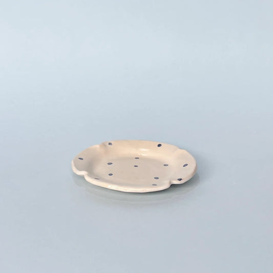 BLUE SPOTTY SAUCER