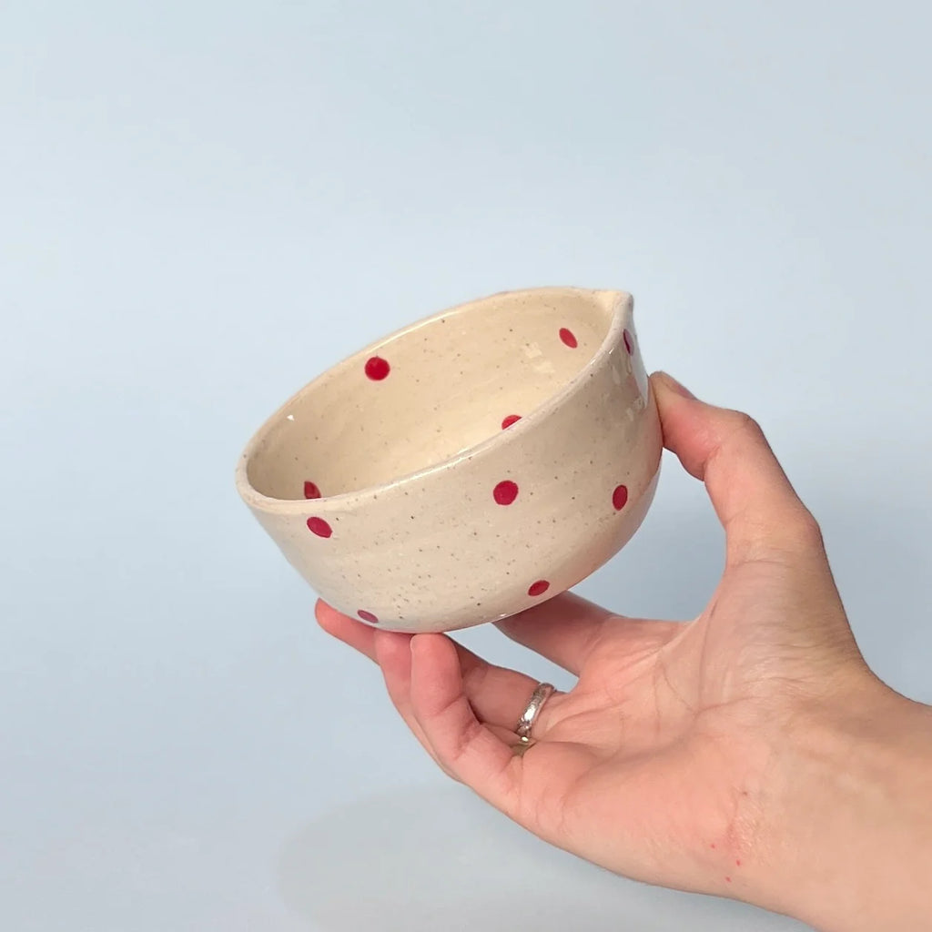 MATCHA BOWL | RED SPOTS