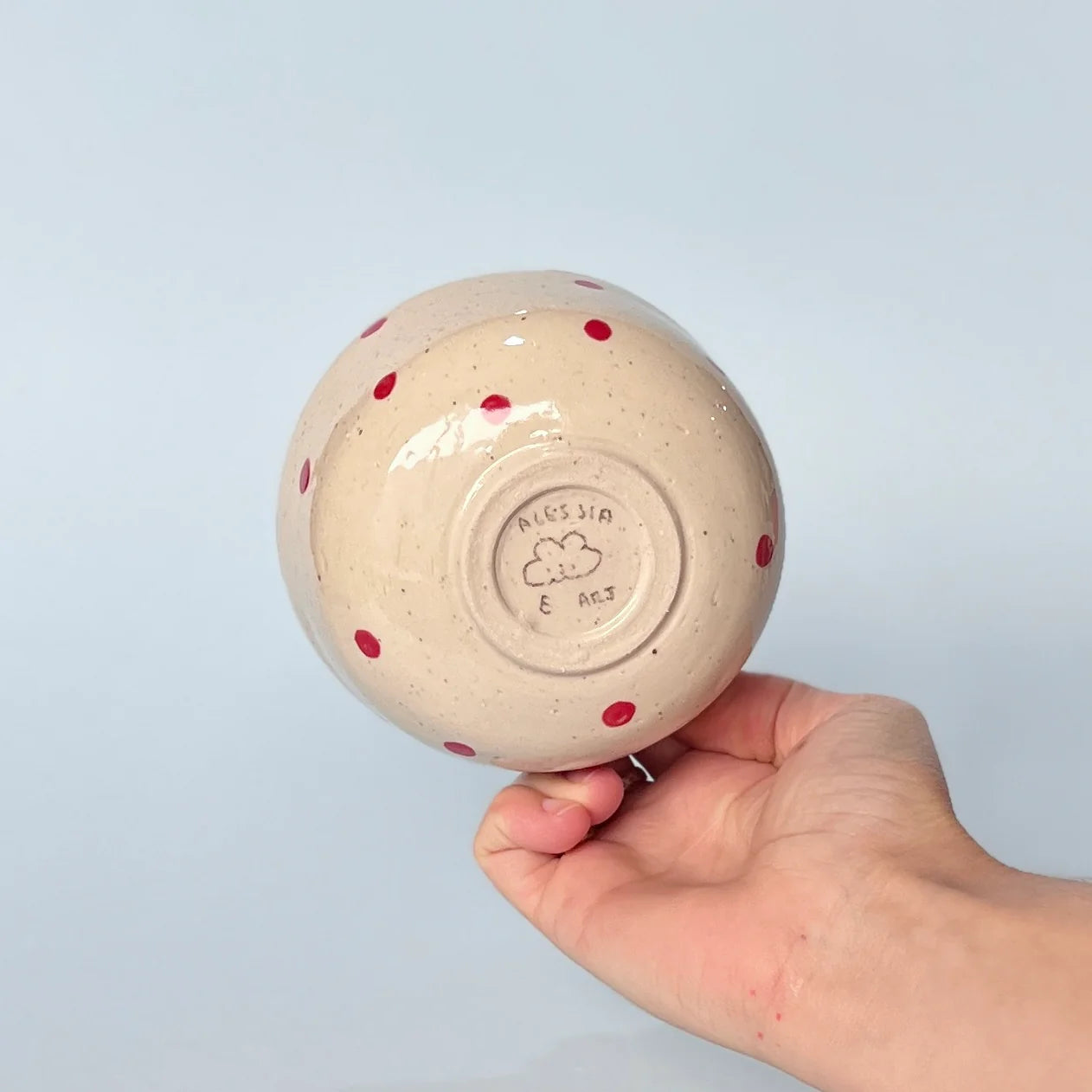 MATCHA BOWL | RED SPOTS