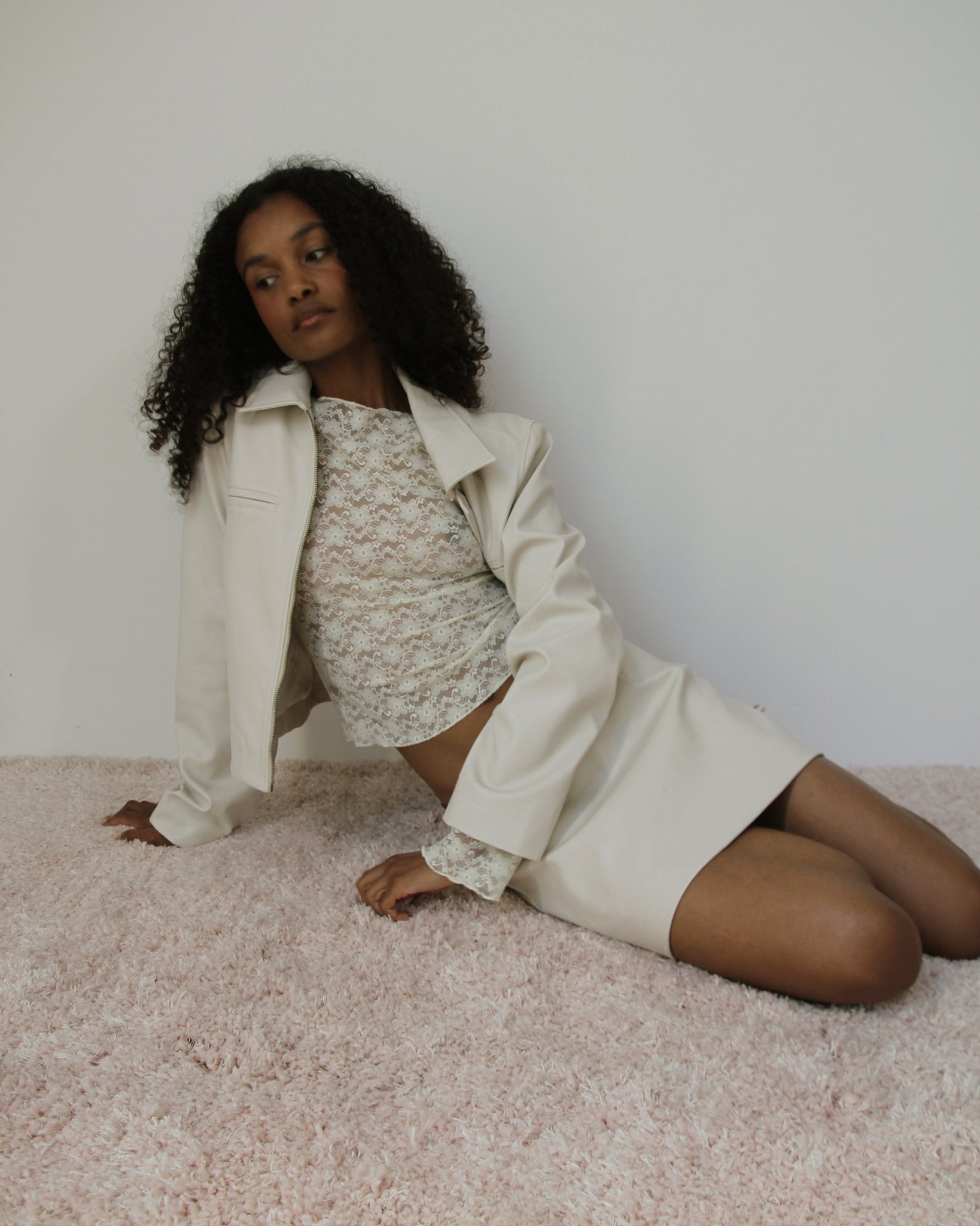 MAGGIE LACE TOP | IVORY LACE