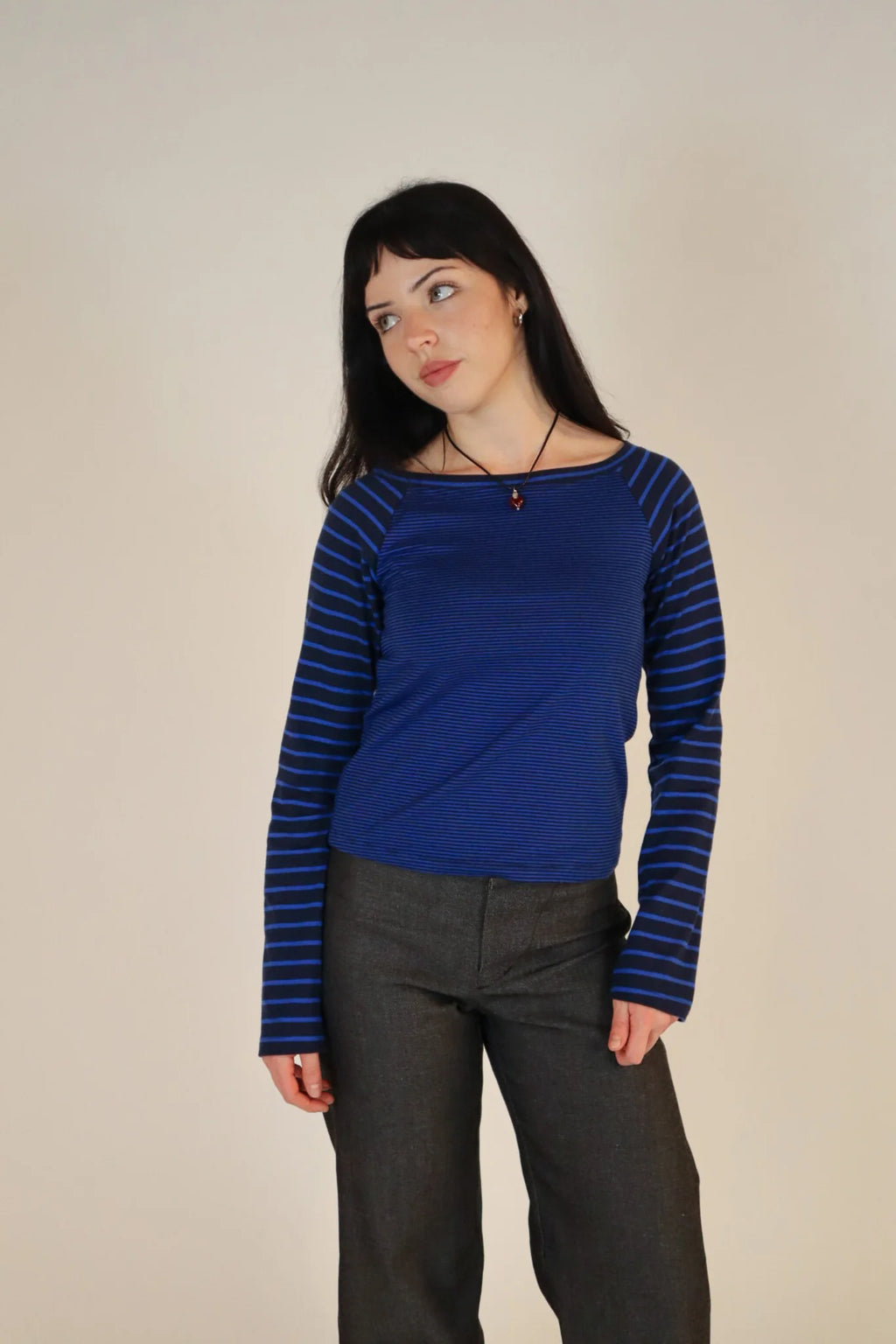 Obelia's Mia Long Sleeve Top Navy